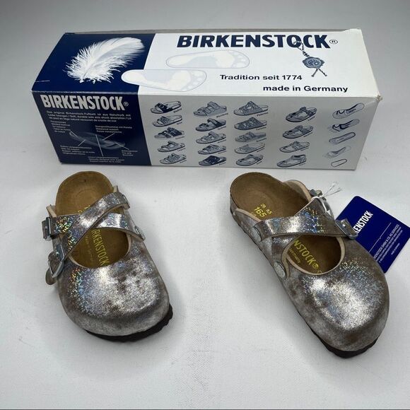 Birkenstock Dorian Glitter Mules Clogs NIB - Picture 1 of 10